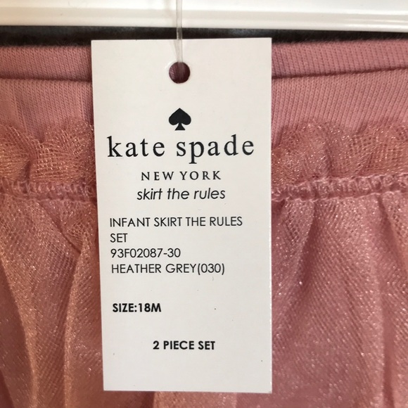 Kate Spade ♠️ Baby Girl “skirt the rules” NWT - Picture 4 of 8